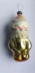 елочная игрушка СССР ..... кот в сапогах.....редкий....