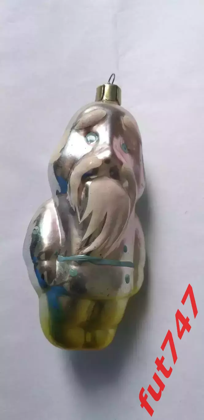елочная игрушка СССР старик дед из набора Курочка Ряба.....