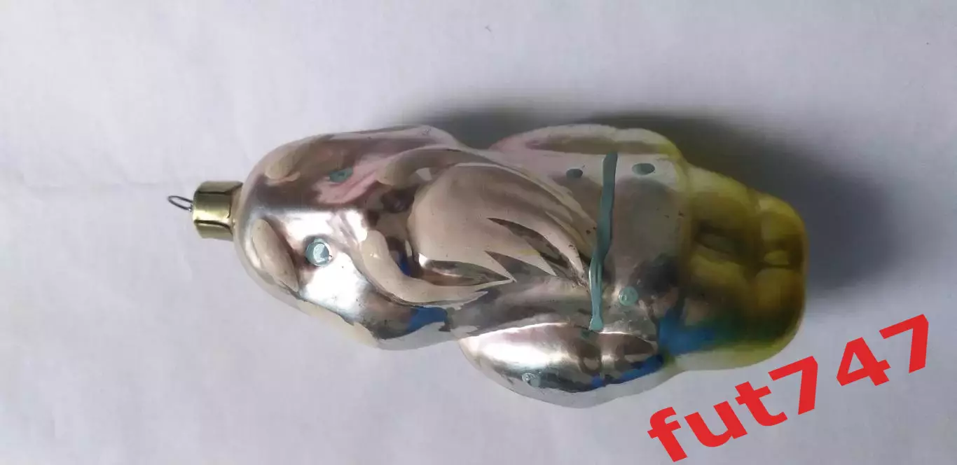 елочная игрушка СССР старик дед из набора Курочка Ряба..... 1