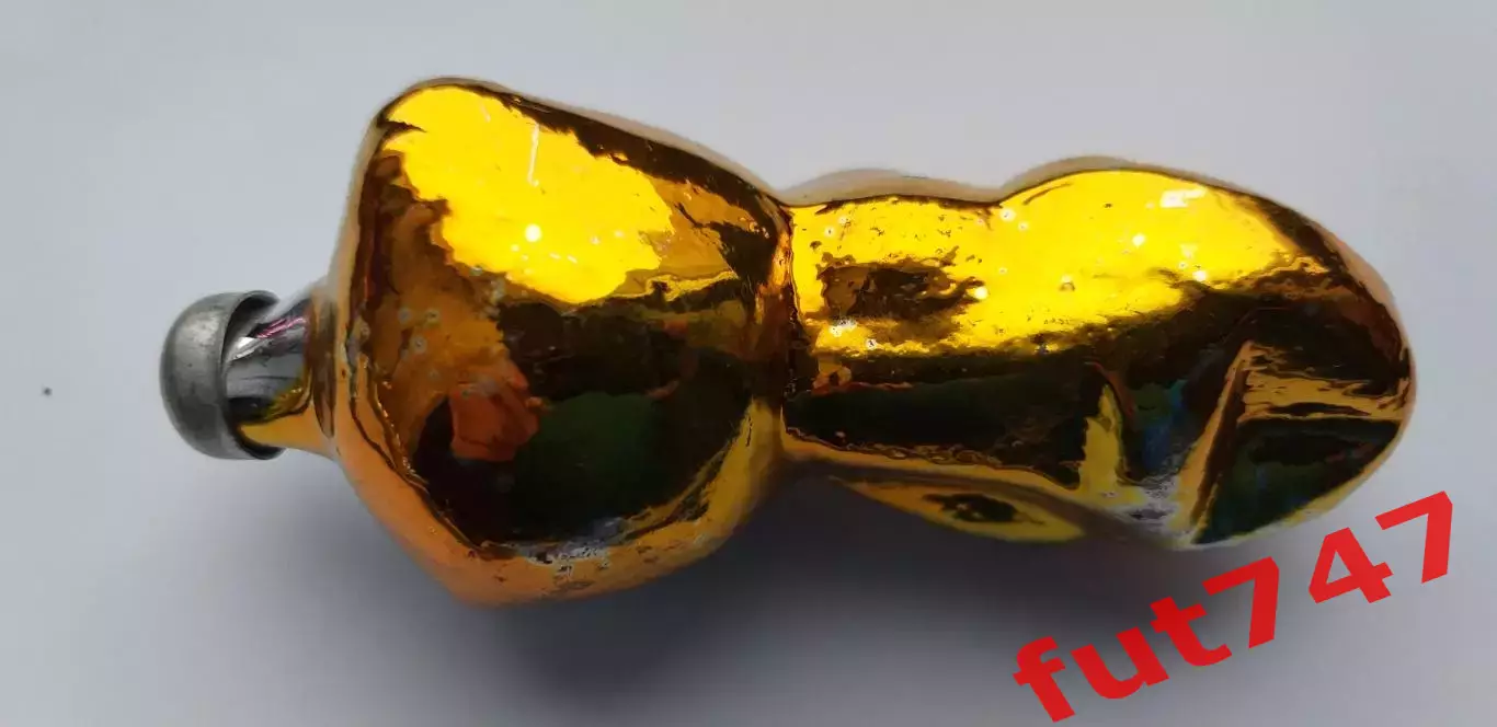 елочная игрушка СССР медвеженок сосущий лапу. 2
