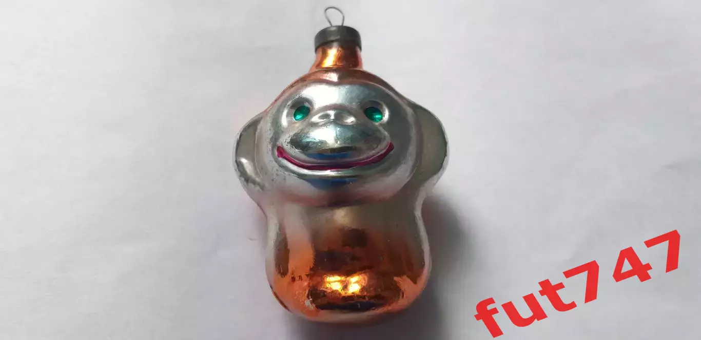 елочная игрушка СССР...обезьянка......