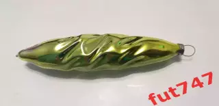 большая красивая елочная игрушка СССР ...стекло сосулька ......