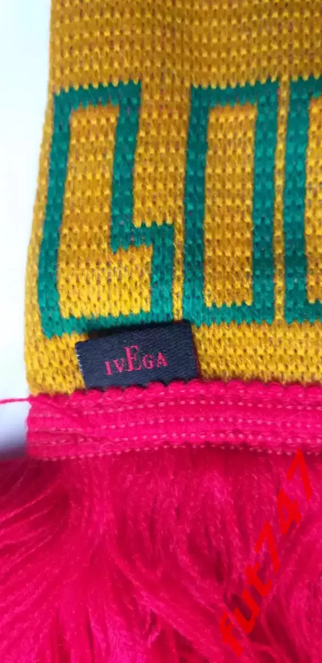 шарф Литва и федерация футбола Литвы...двусторонний....фирмы IVEGA Литва 2