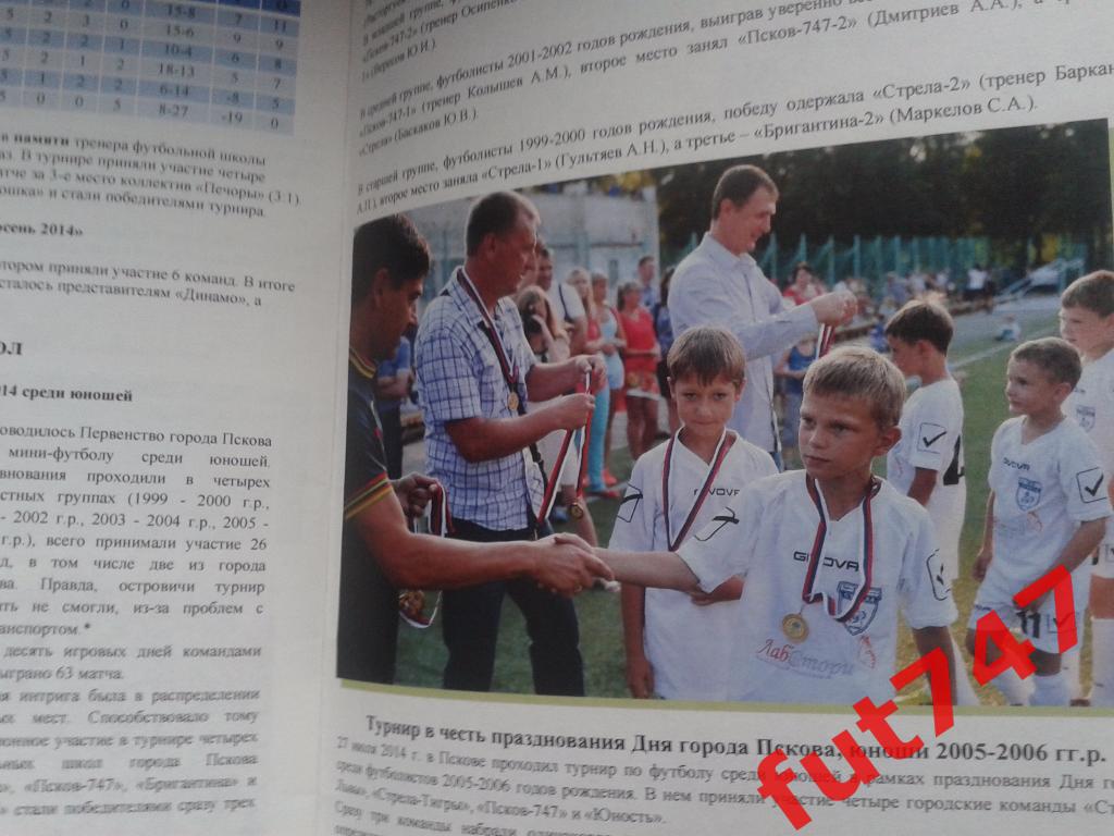 2014 год программа Итоги сезона город Псков(включая детский футбол) 7