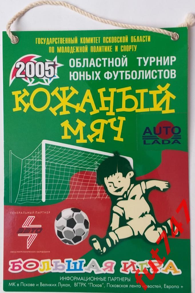 2005 год Кожаный мяч Псков (пластик)