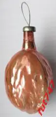 елочная игрушка старая грецкий орех............