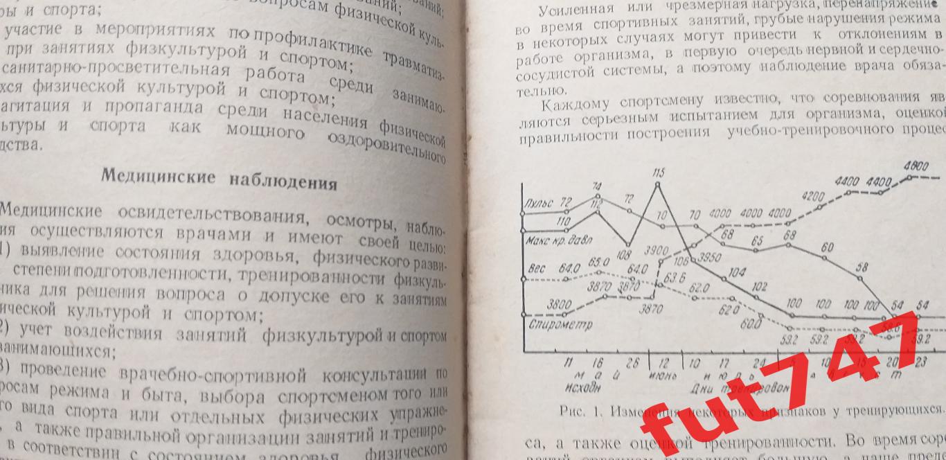 1953 год Медицинский контроль и самоконтроль.......Медгиз 2