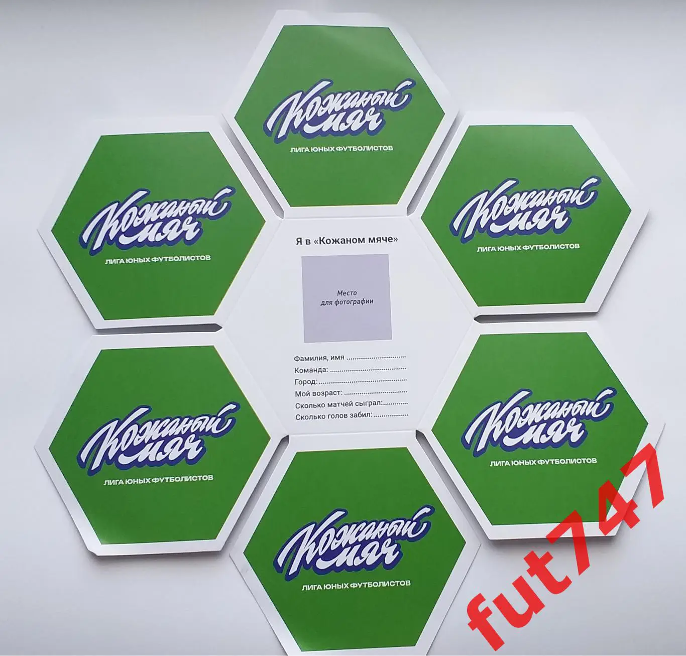 Кожаный мяч....