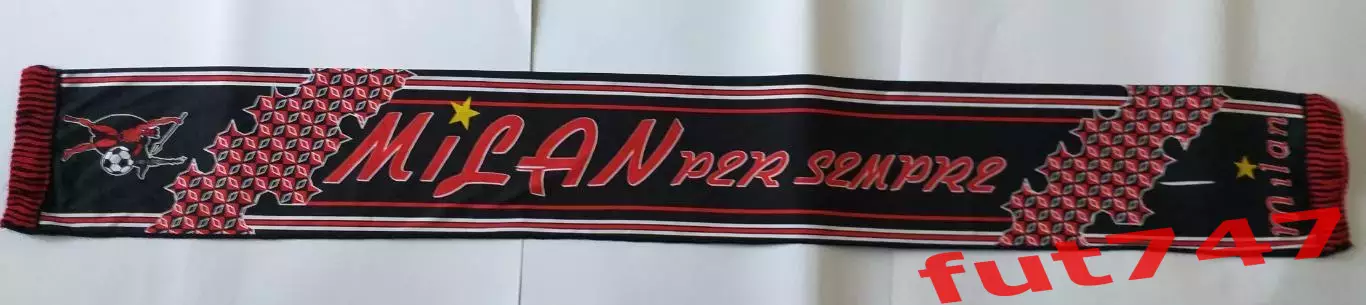 шарф из коллекции.....летний двусторонний ФК Милан....оригинал 4