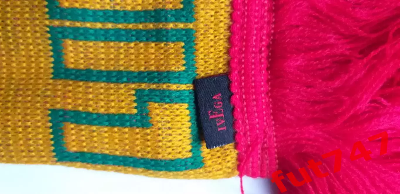 шарф Литва и федерация футбола Литвы...двусторонний....фирмы IVEGA Литва 2