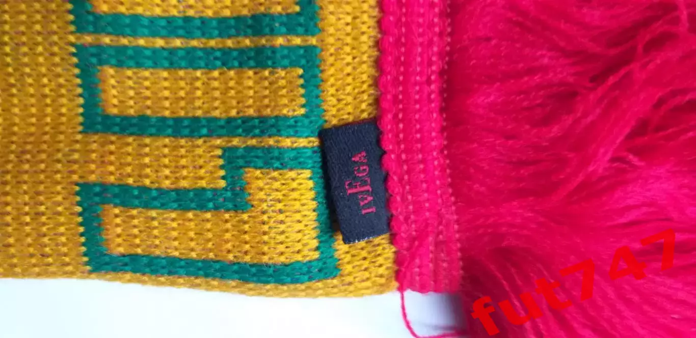 шарф Литва и федерация футбола Литвы...двусторонний....фирмы IVEGA Литва 3