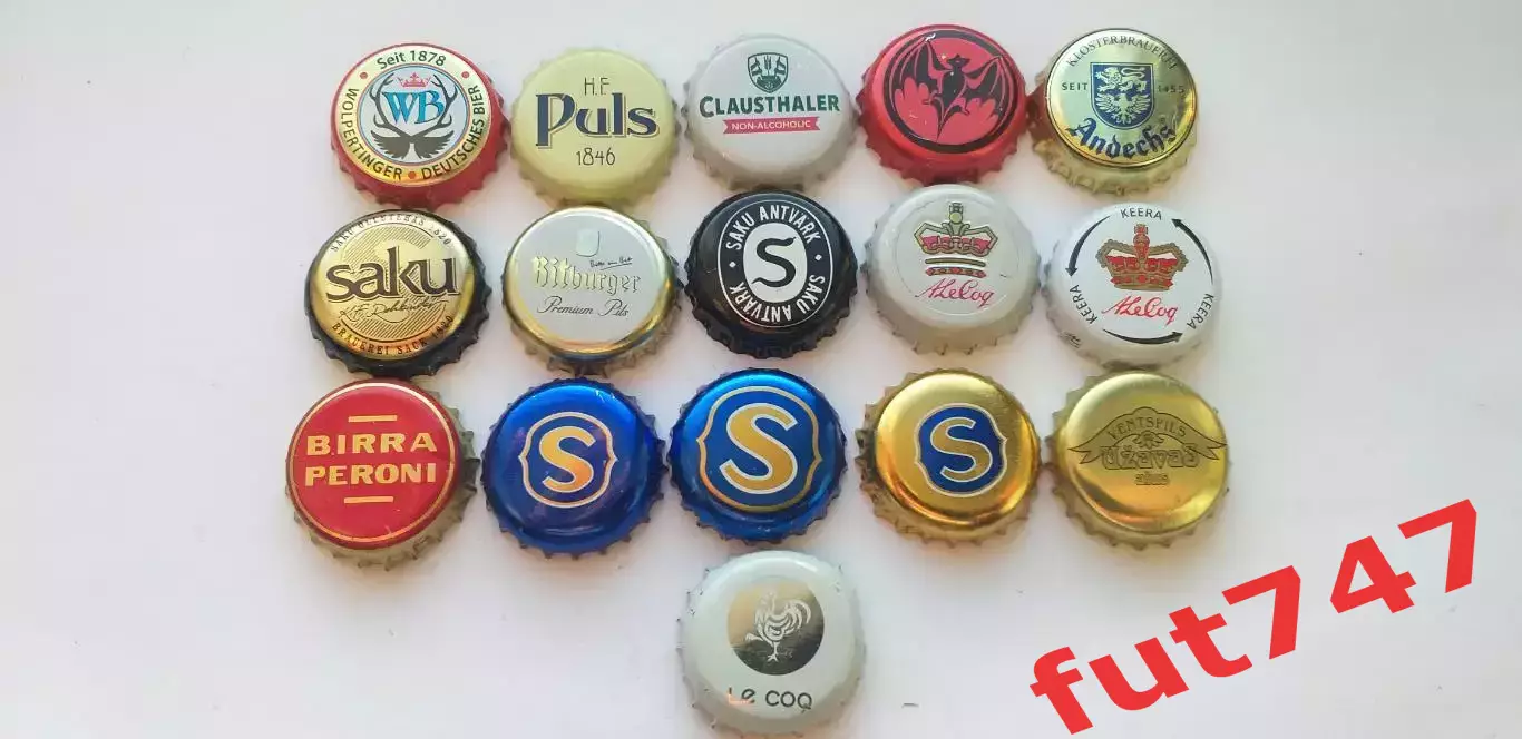 пробка пивная Эстония Saku Olletehas 1820 и другие зарубежье без повторов