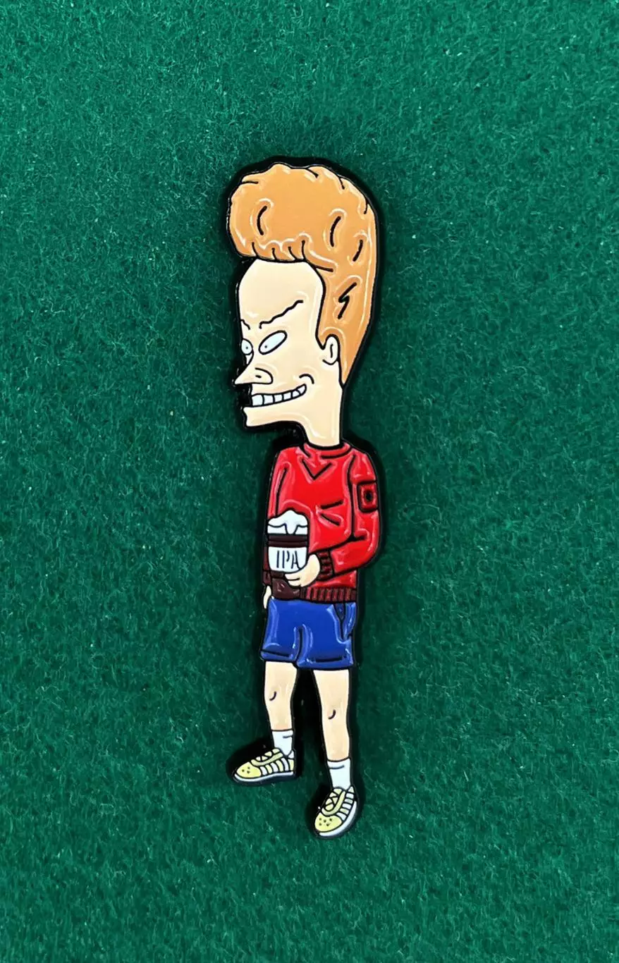 Значок. Фанат ЦСКА. Бивис (Beavis)