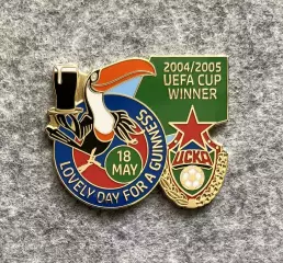 Значок. ЦСКА - Обладатель Кубка УЕФА 2004/05. 18 мая & Guinness