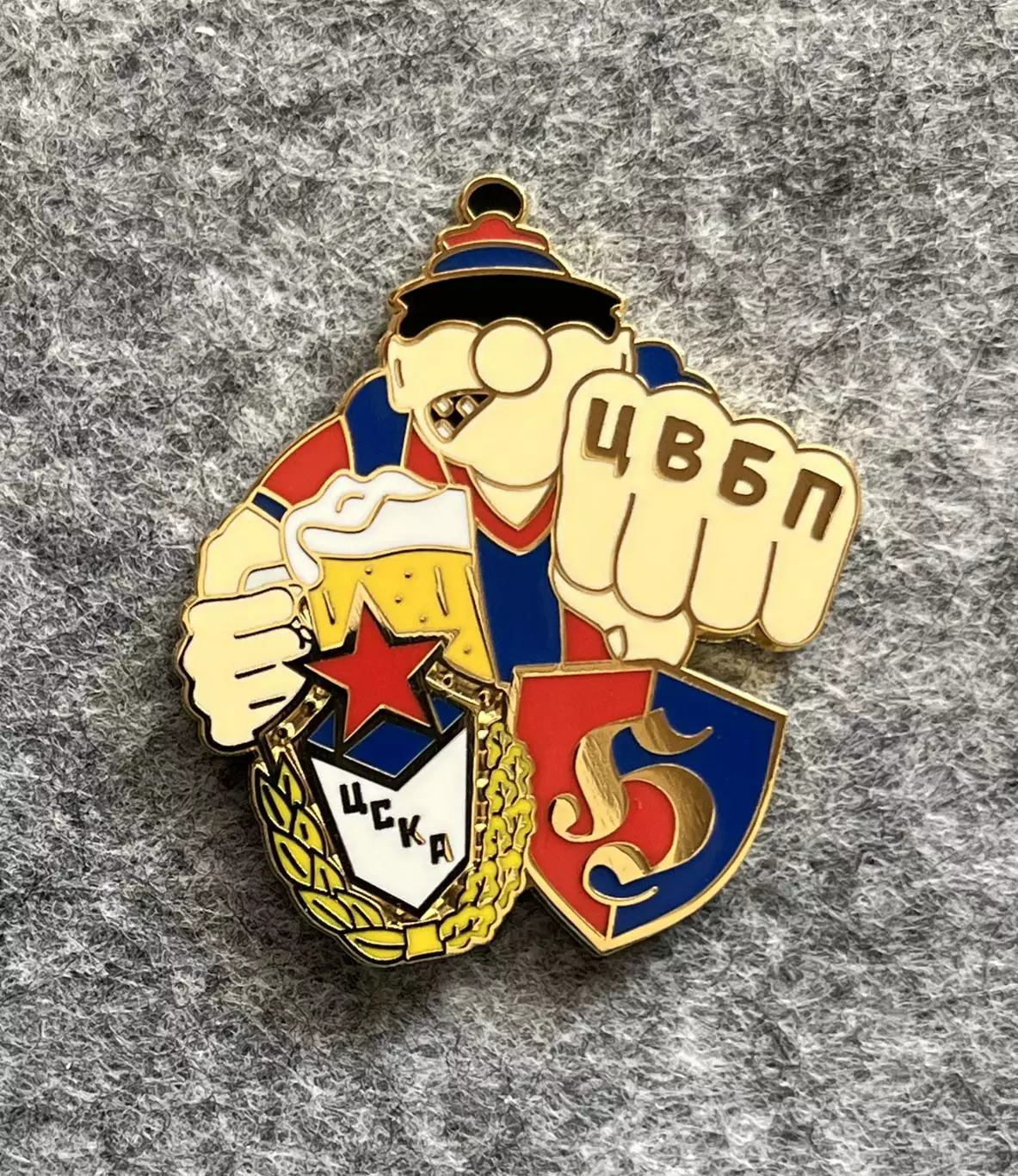 Значок. Фанат ЦСКА. ЦВБП