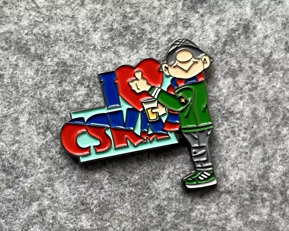 Значок ЦСКА I Love CSKA 2