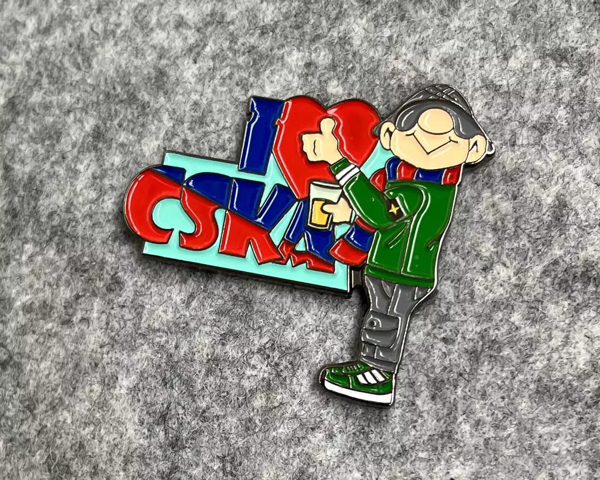 Значок I Love CSKA. ЦСКА 1