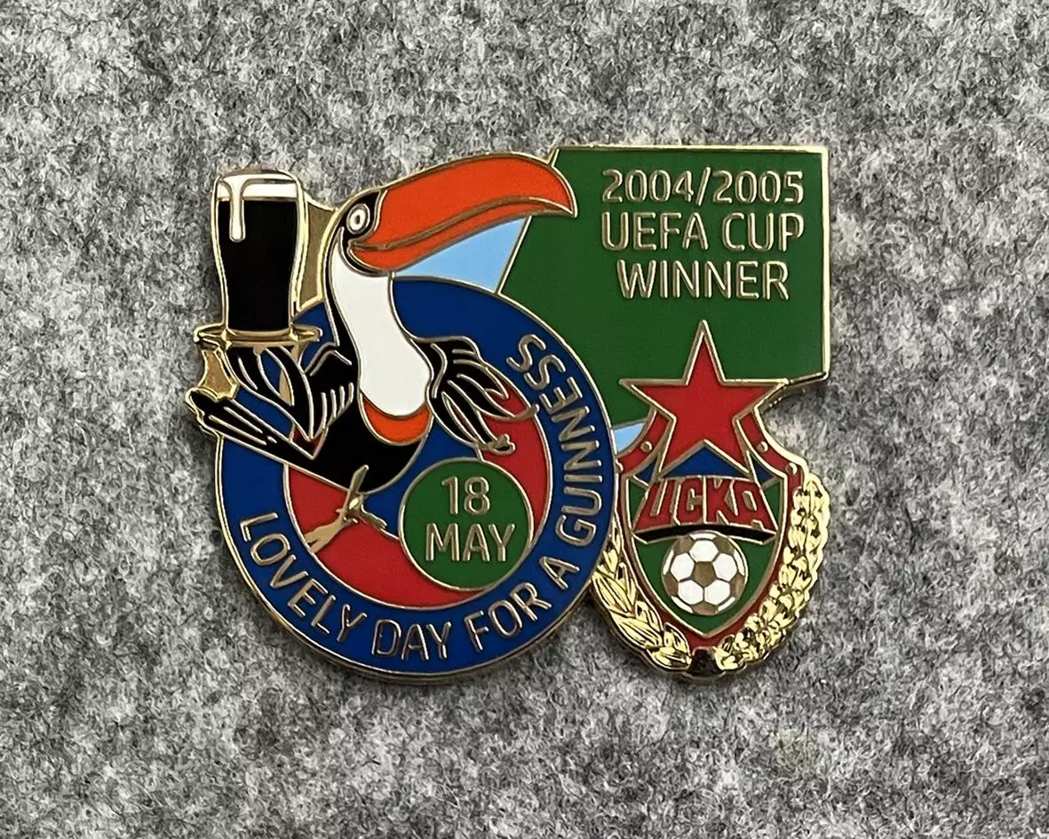 Значок ЦСКА. 18 мая & Guinness