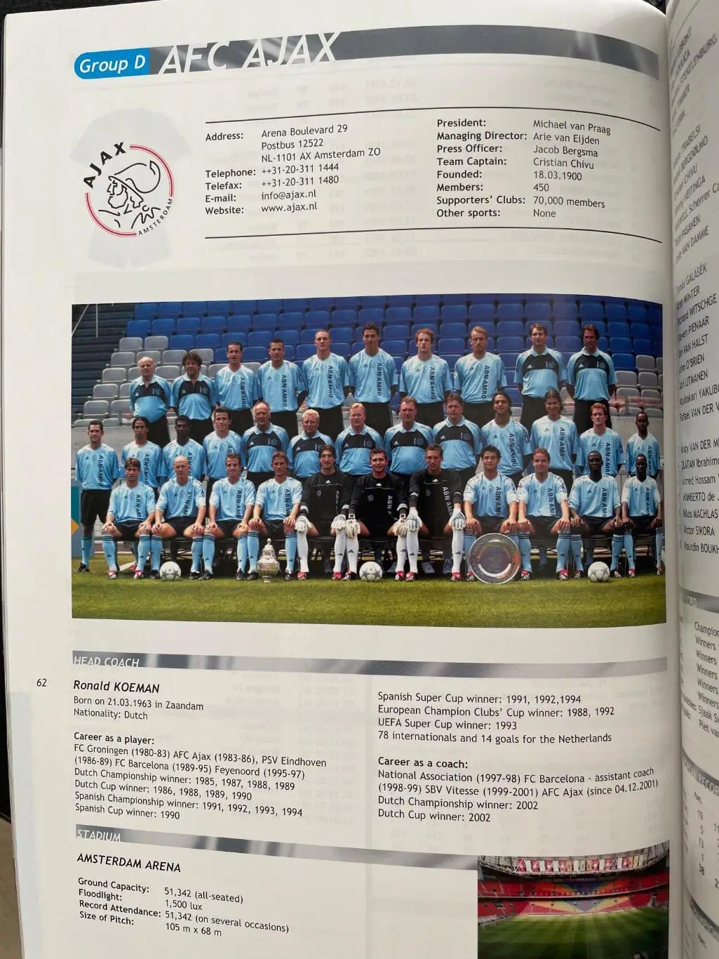 Официальный журнал Лиги чемпионов 2002/2003 3