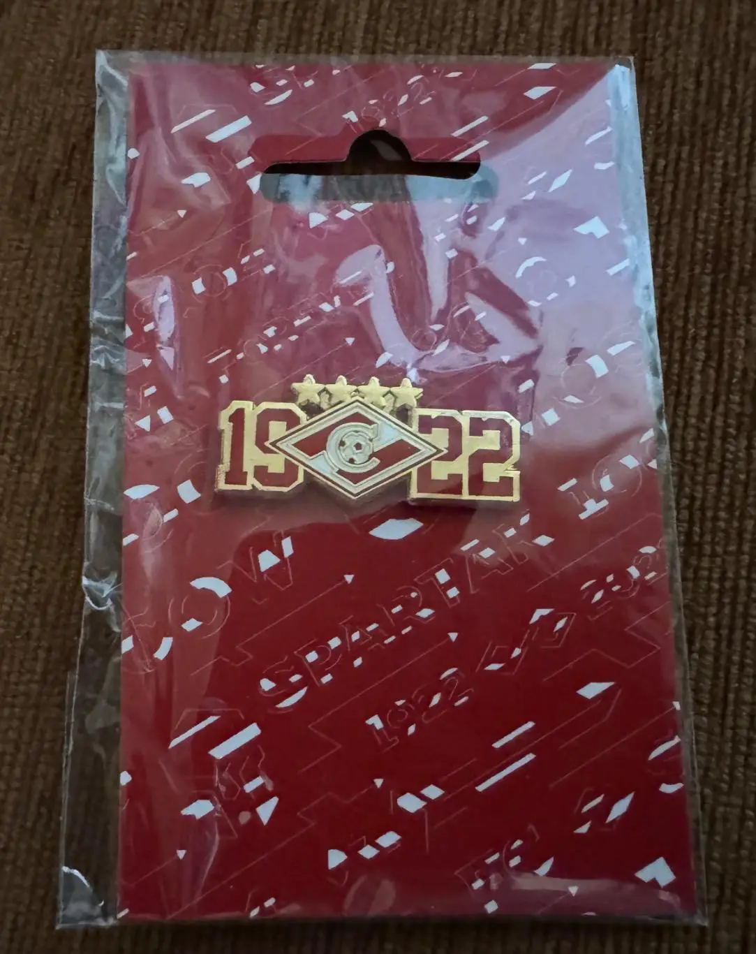 Официальный значок ФК «Спартак Москва» (год основания клуба) 2