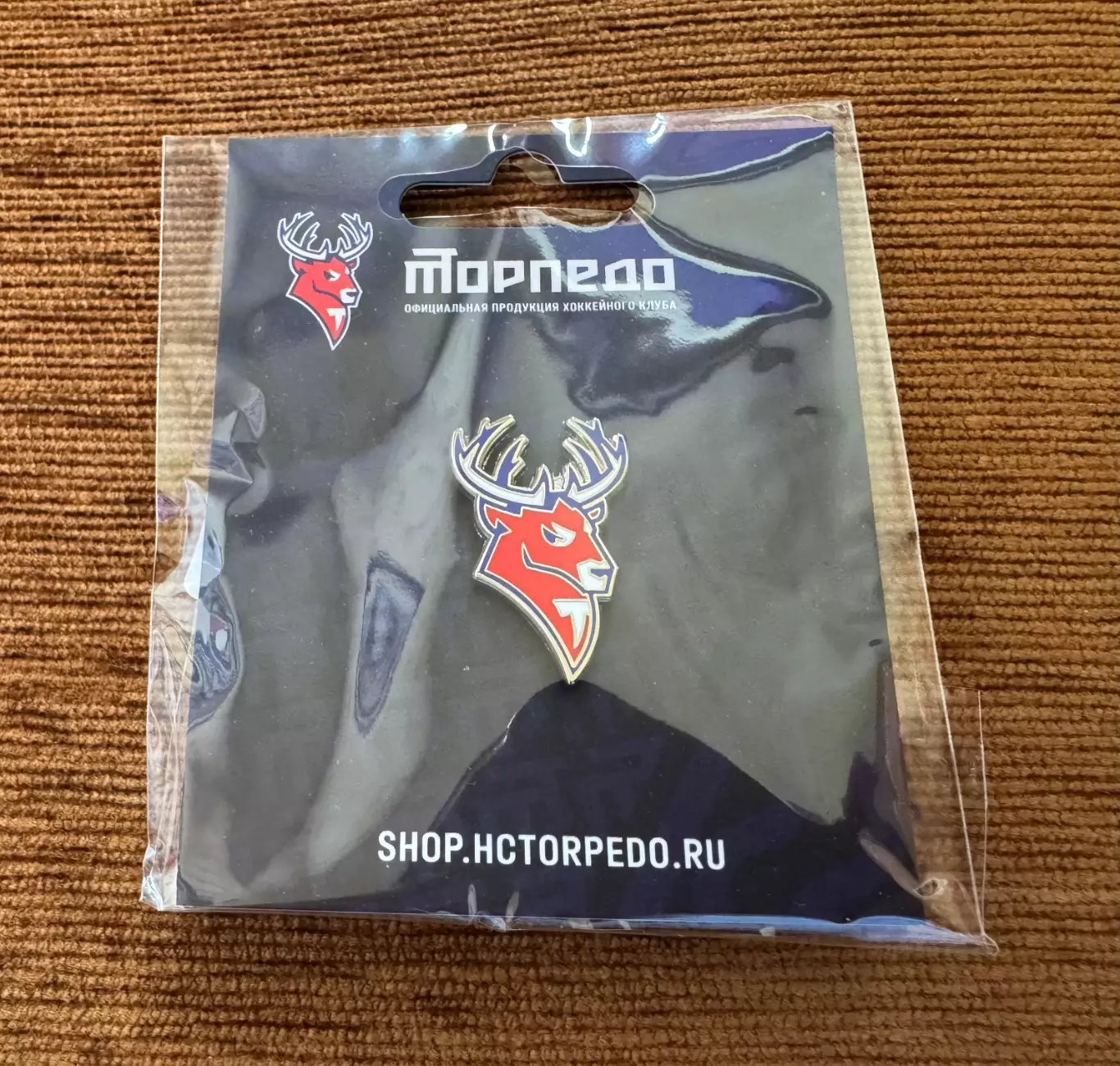 Официальный значок ХК «Торпедо» Нижний Новгород 2