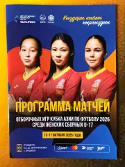 Кыргызстан/Киргизия U17 женские сборные