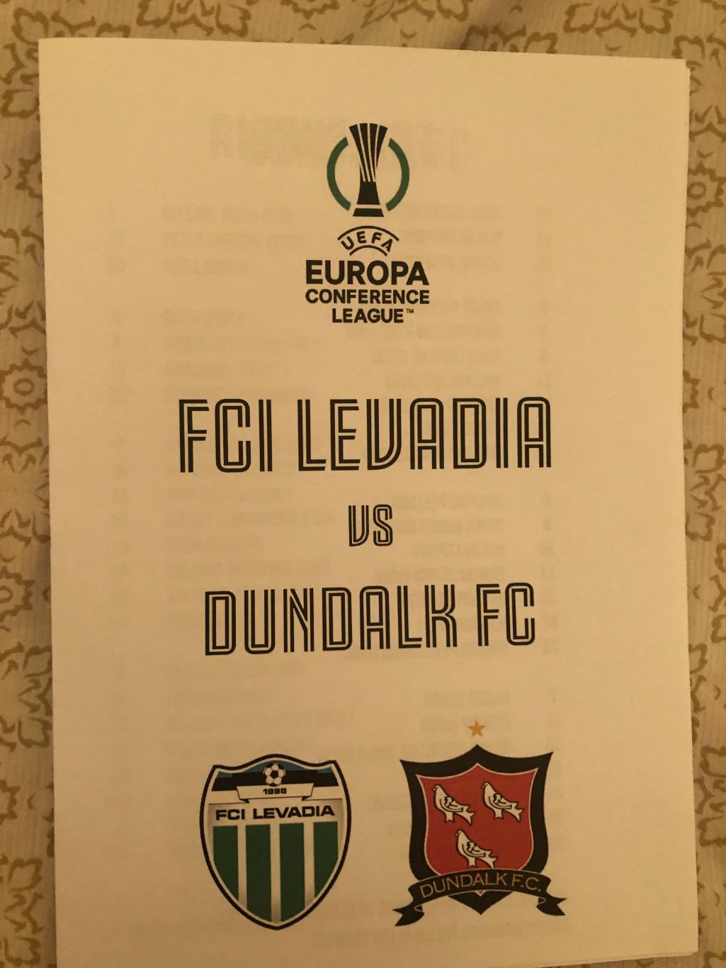 Последняя Левадия Таллин Эстония - Дандолк Дублин Ирландия Лига Конференций 2021