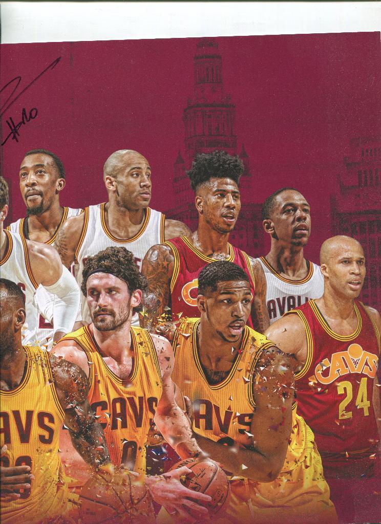 Баскетбол НБА NBA Тимофей Мозгов Кливленд Кавальерс 2016 оригинальный автограф 1