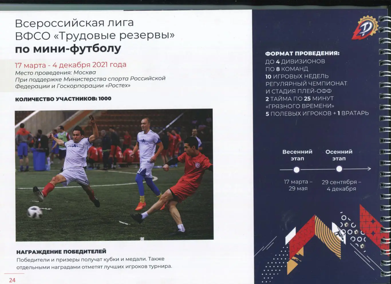 ВФСО Трудовые резервы 2021 календарь соревнований / мини-футбол, хоккей и др. 2