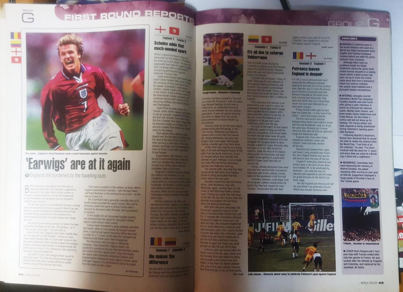 World Soccer август (august) 1998 3