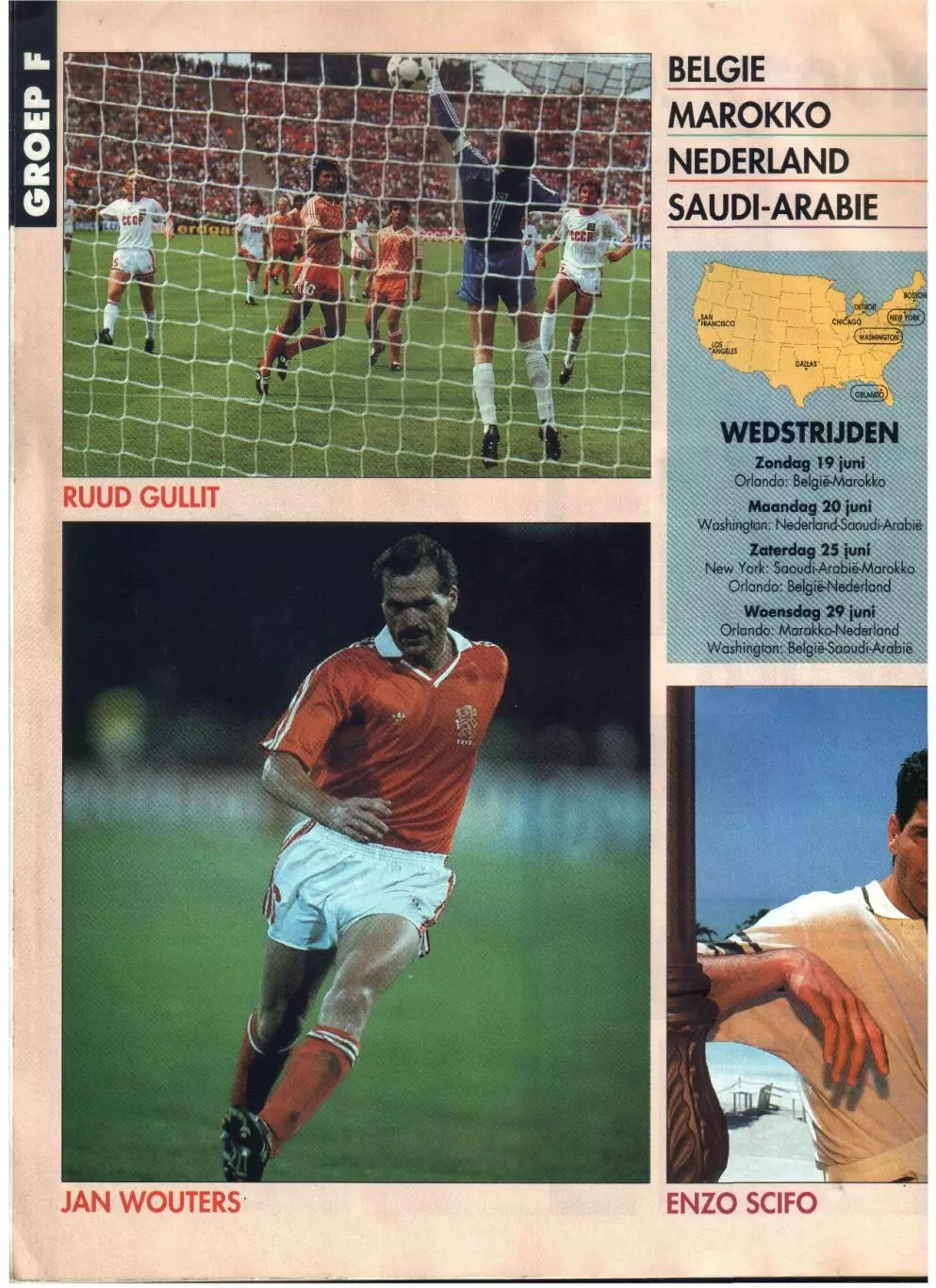 Voetbal Nederland 1994 N 16 6