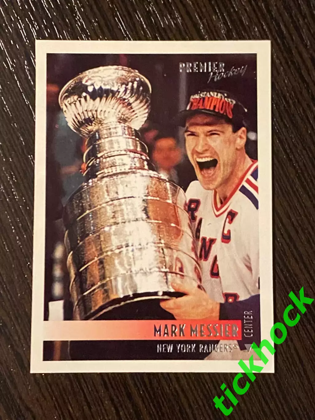 Марк Мессье _ Нью-Йорк Рейнджерс - TOPPS Premier hockey - 1994