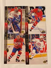 Монреаль Канадиенс 4 карточки - Upper Deck - 1994