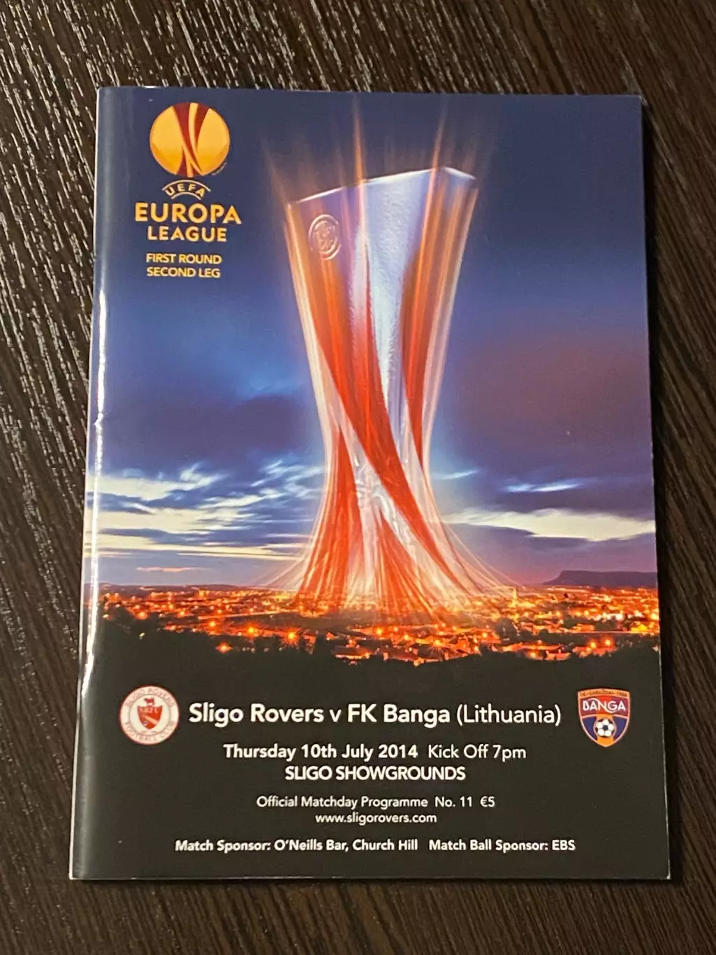 Слайго ( Слиго ) Роверс Ирландия - ФК Банга Литва 10.07.2014 - Лига Европы -- SY