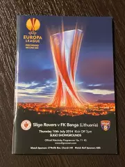 Слайго ( Слиго ) Роверс Ирландия - ФК Банга Литва 10.07.2014 - Лига Европы -- SY