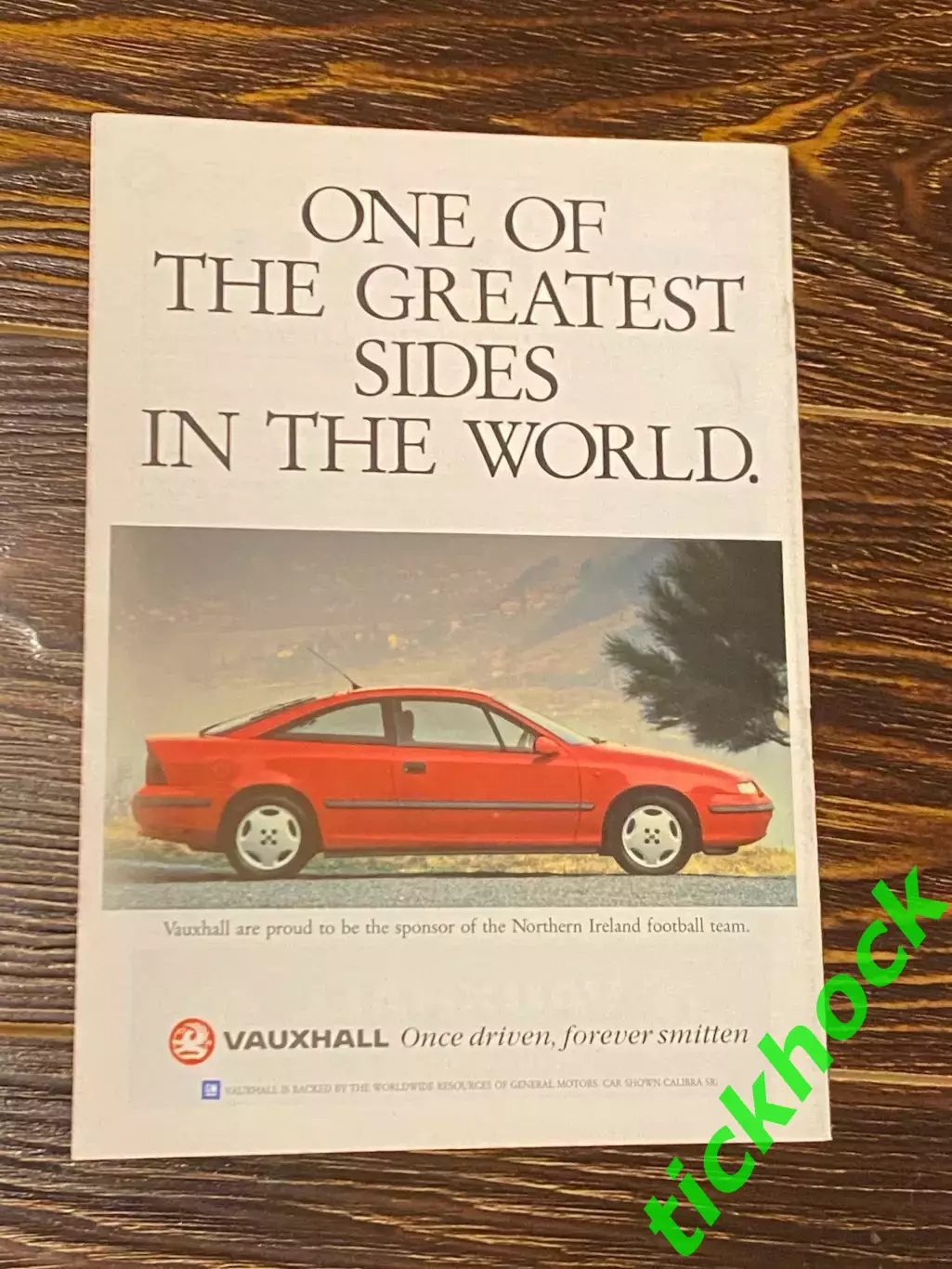 программа матча Северная Ирландия - Латвия 08.09.1993 г.Белфаст 1