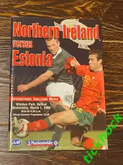 программа матча Северная Ирландия - Эстония 01.03.2006_