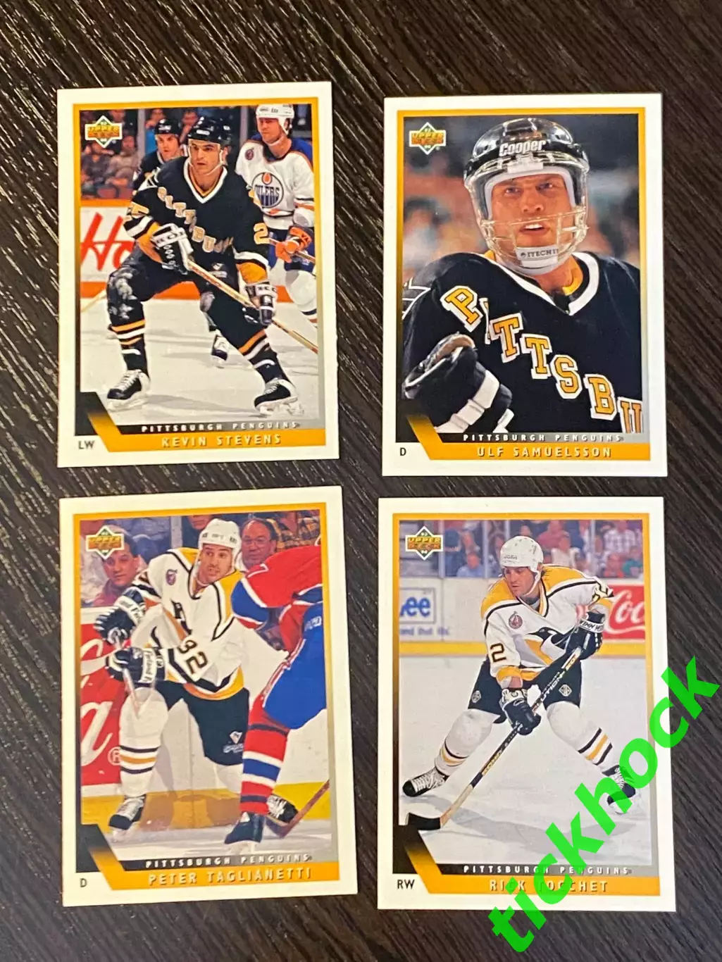 Питтсбург Пингвинз 4 карточки- Upper Deck