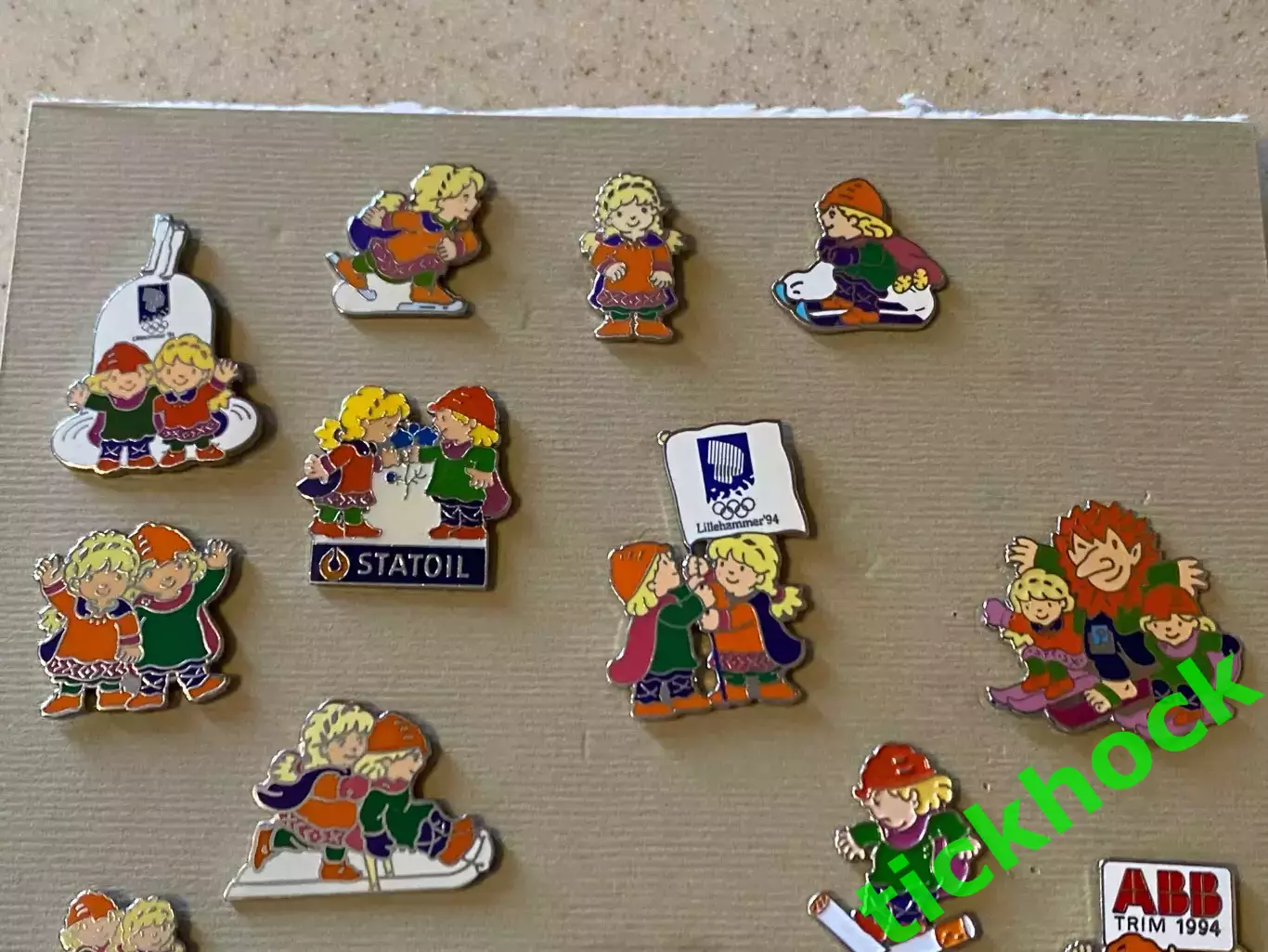 Олимпиада Лиллехаммер 1994. Набор из 19 офиц. значков 2