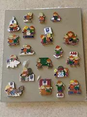 Олимпиада Лиллехаммер 1994. Набор из 19 офиц. значков