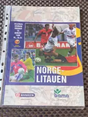 Норвегия - Литва -18 августа 1999 года ____ МТМ___- SY --------
