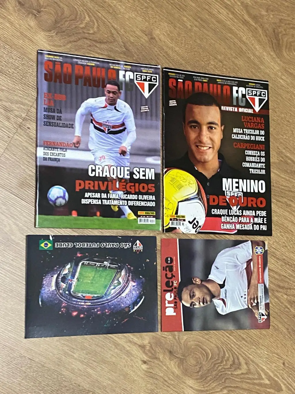 Чемп.БРАЗИЛИИ Сан Пауло - Крузейро 15.08.2010 + 2 клубных журнала и открытка