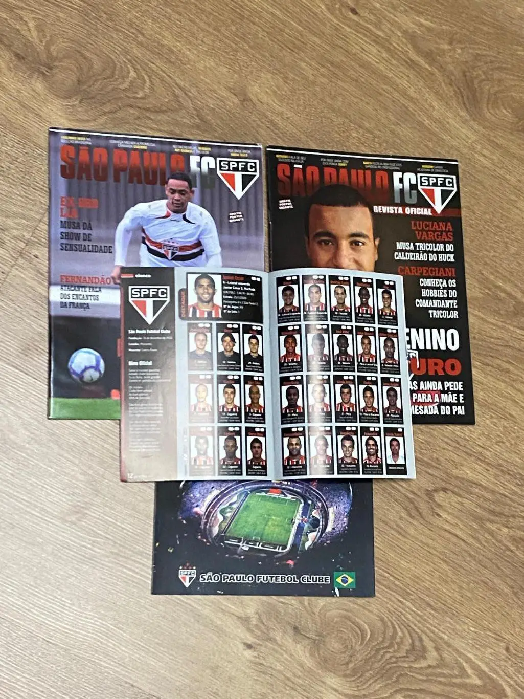 Чемп.БРАЗИЛИИ Сан Пауло - Крузейро 15.08.2010 + 2 клубных журнала и открытка 1