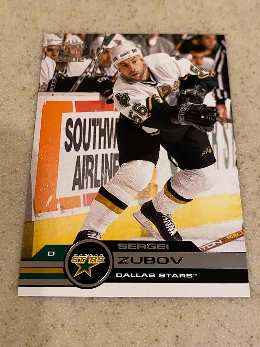 СЕРГЕЙ ЗУБОВ Даллас Старз - PACIFIC 2002 #137 -SY