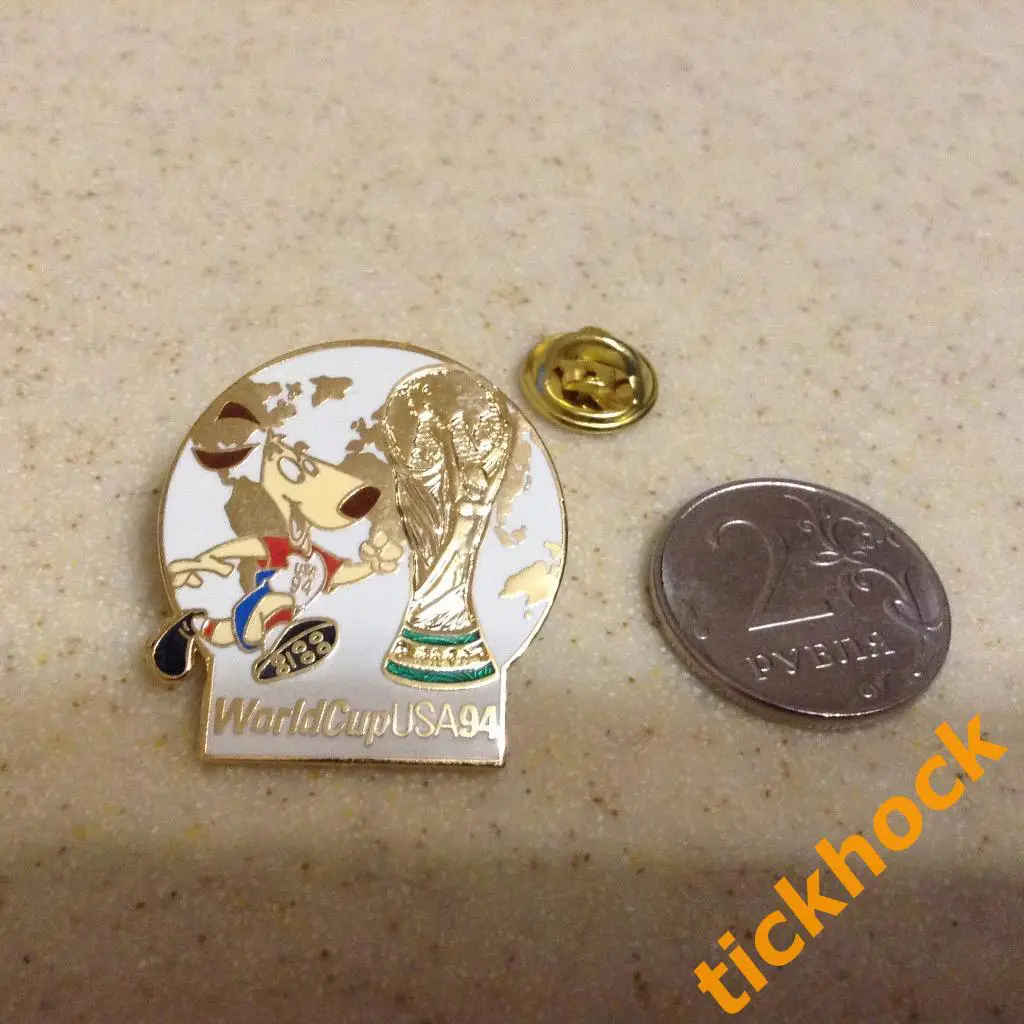 Официальный значок № 3 из набора ФИФА к ЧМ -1994 - WORLD CUP USA 1994