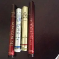 Футляры от сигар 4 штуки : Willem, Corona, Backgammon. -ZI