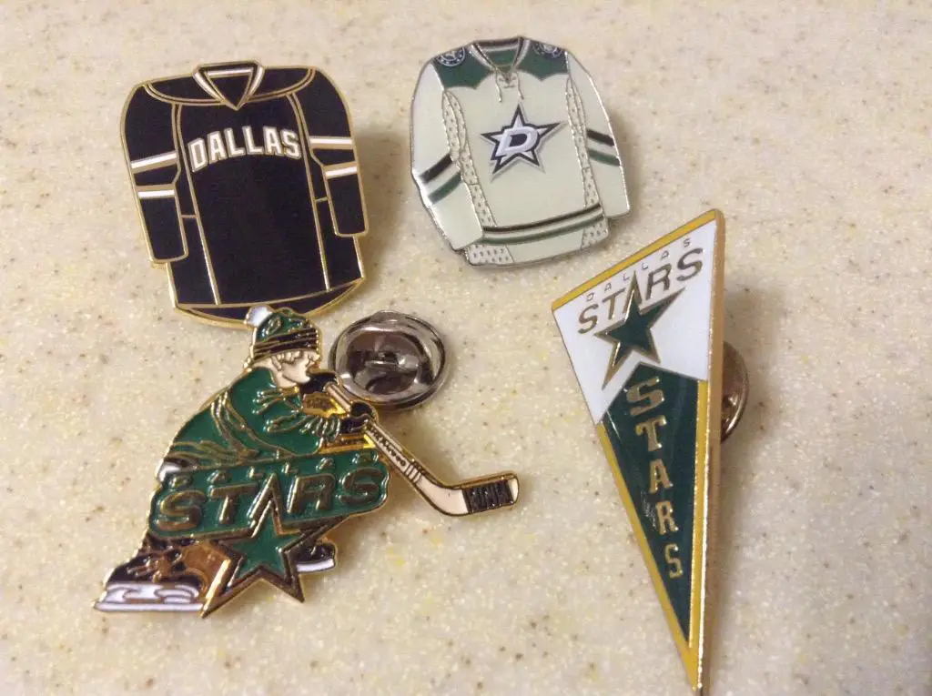 ХК Даллас Старз (НХЛ)- набор из 4 значков