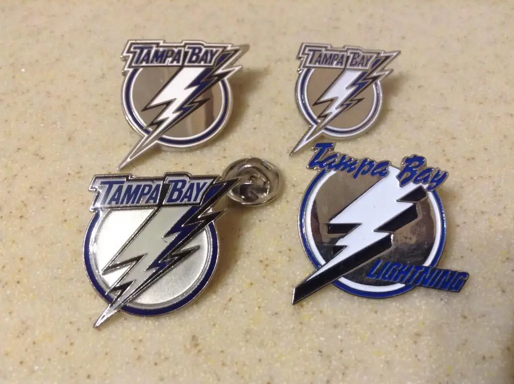 ХК Тампа Бэй Лайтнинг (НХЛ) - набор из 4 значков