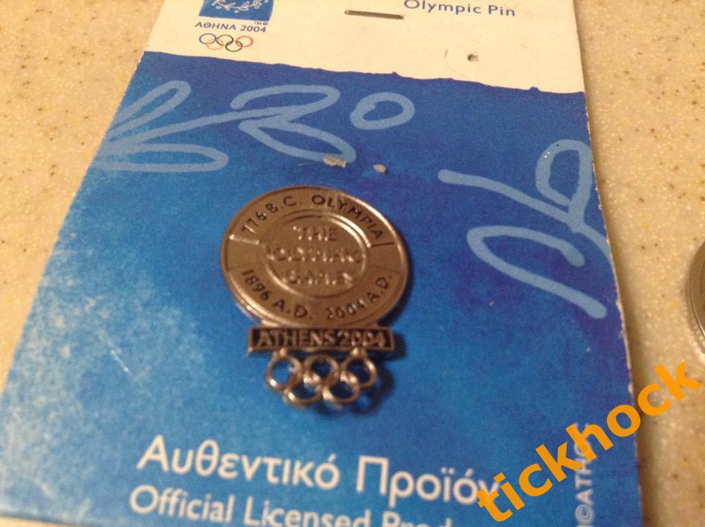 Олимпиада - Афины, 2004. -- официальный значок 3 1