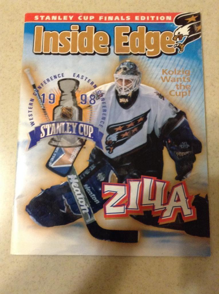 НХЛ- Кубок Стэнли 1997|98! ХК ВАШИНГТОН Специальное издание INSIDE EDGE ----- AS 1